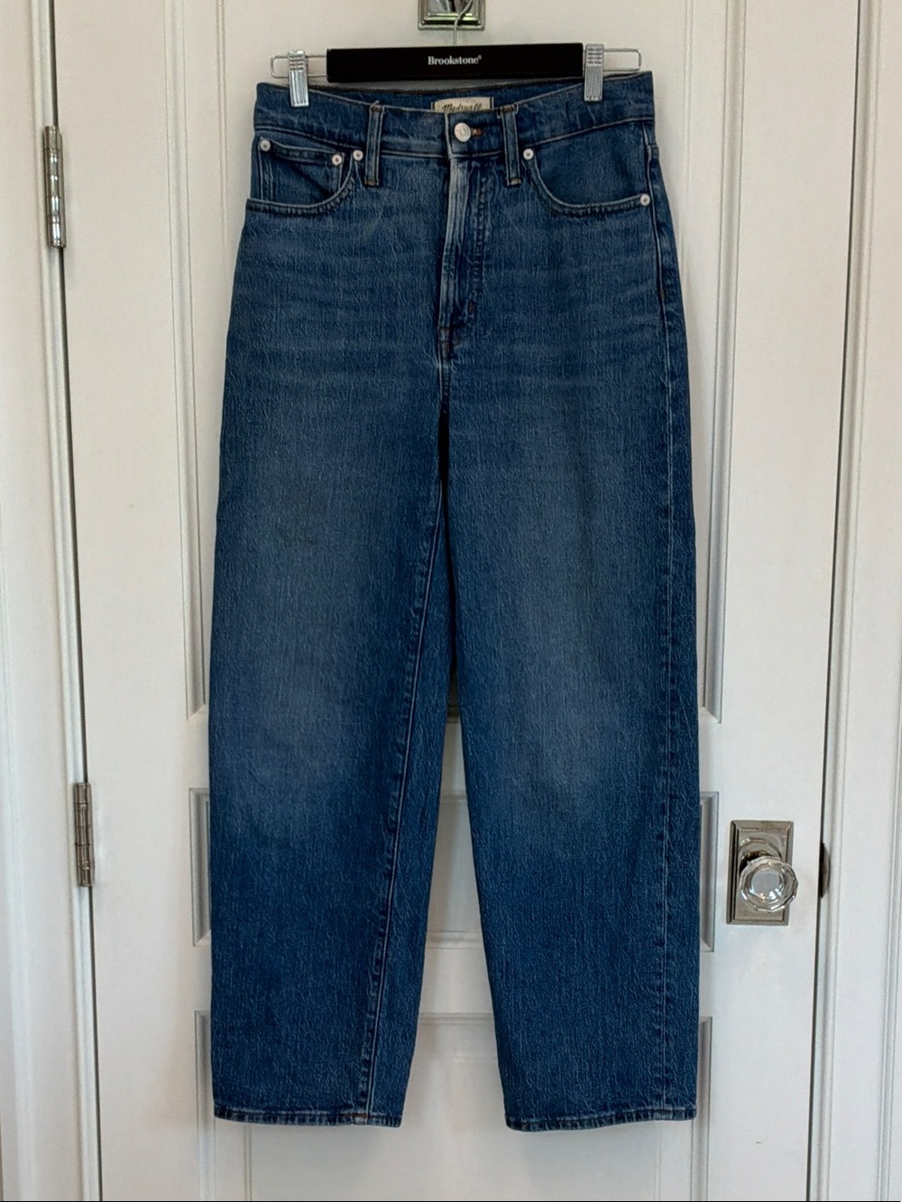 Madewell Wide-Leg Jeans in Medium Blue Wash